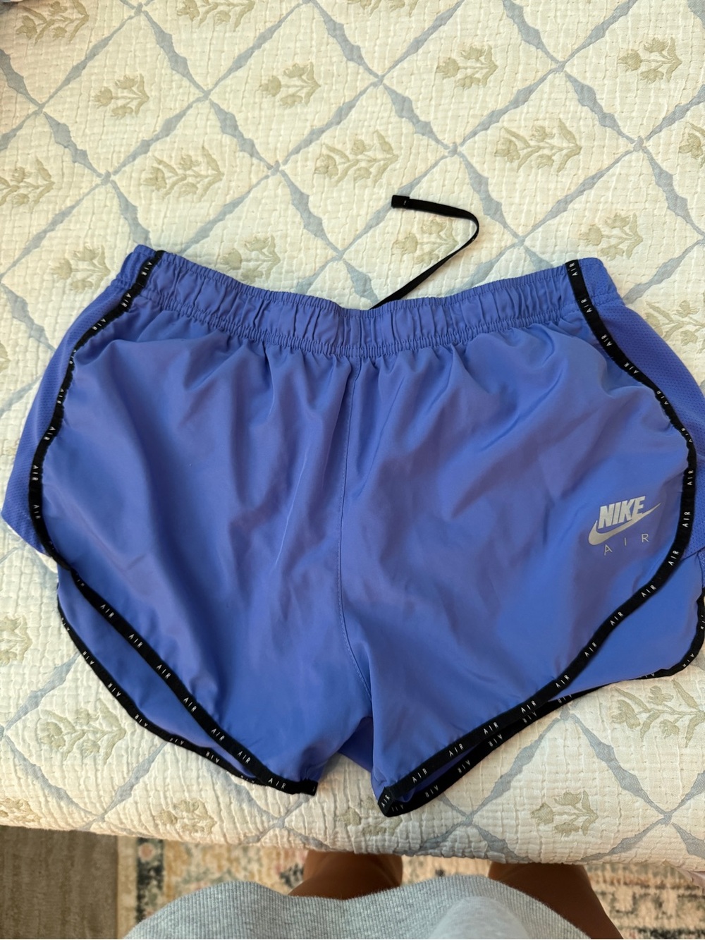 Nike Women’s Purple Athletic Running Shorts with Black Trim